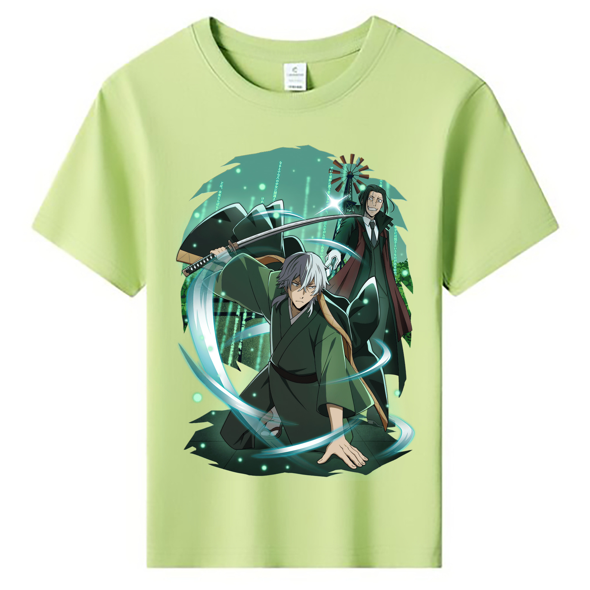 （画像用） 文豪ストレイドッグス Bungo Stray Dogs 綿100％キッズTシャツ（フロントプリント）
